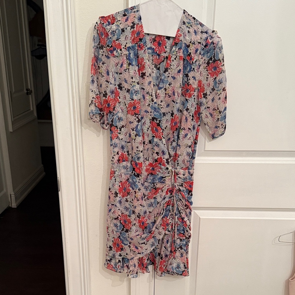 Veronica Beard Silk Floral Print Women's Dress